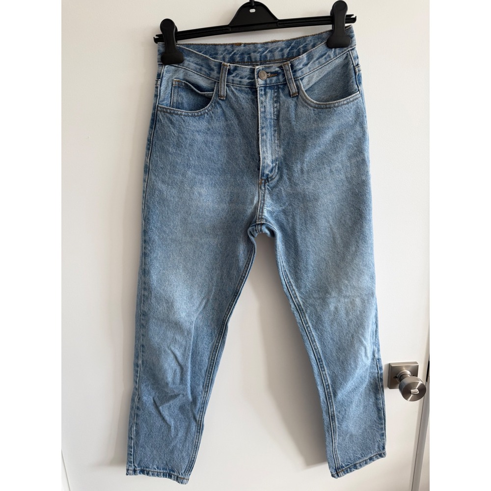 J.Galt Brandy Melville Jane High Rise Straight Leg Jeans Size L Fits S-M 28 in
